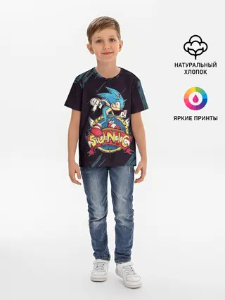 Детская базовая футболка / SONIC | СОНИК