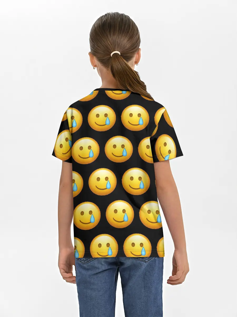 Детская базовая футболка / New Emoji