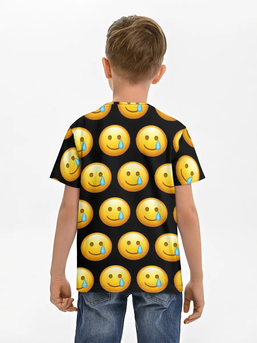 Детская базовая футболка / New Emoji