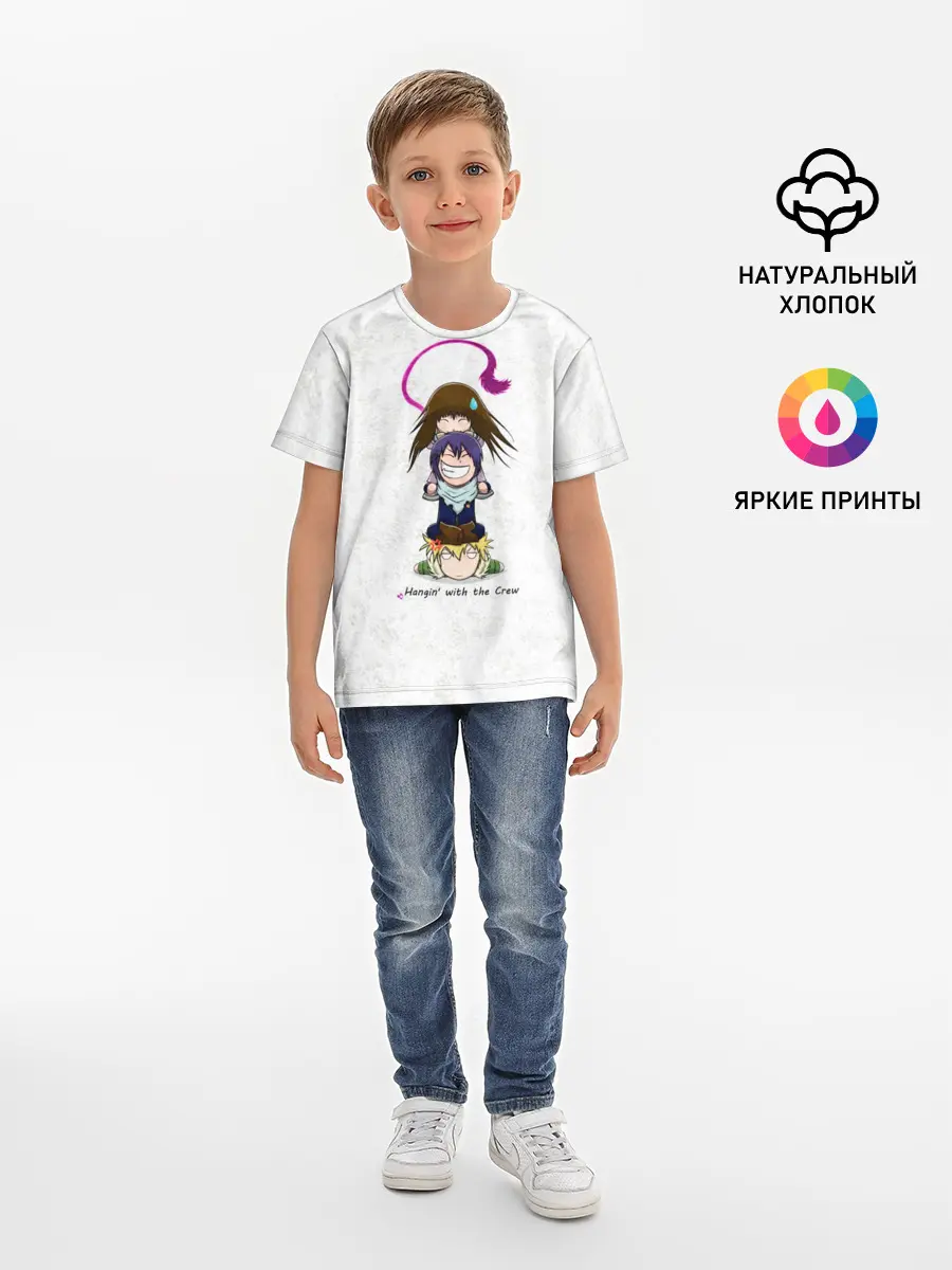 Детская базовая футболка / Милашные Ято, Юкинэ и Хиёри