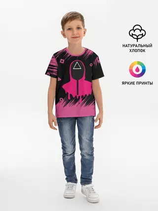 Детская базовая футболка / SQUID GAME | ИГРА В КАЛЬМАРА/