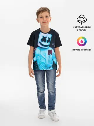 Детская базовая футболка / MARSHMELLO
