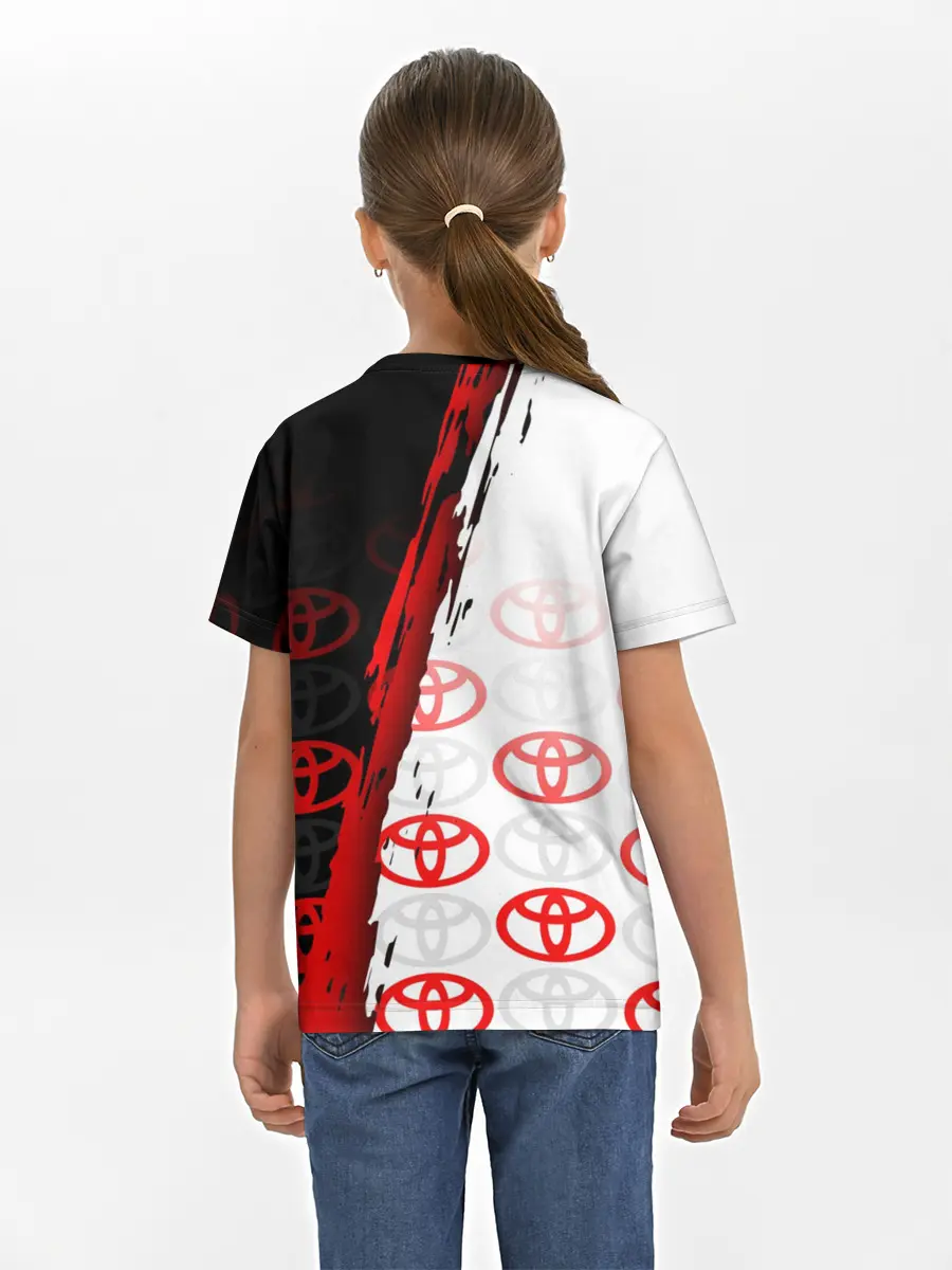 Детская базовая футболка / TOYOTA SPORT / GRUNGE / ГРАНЖ
