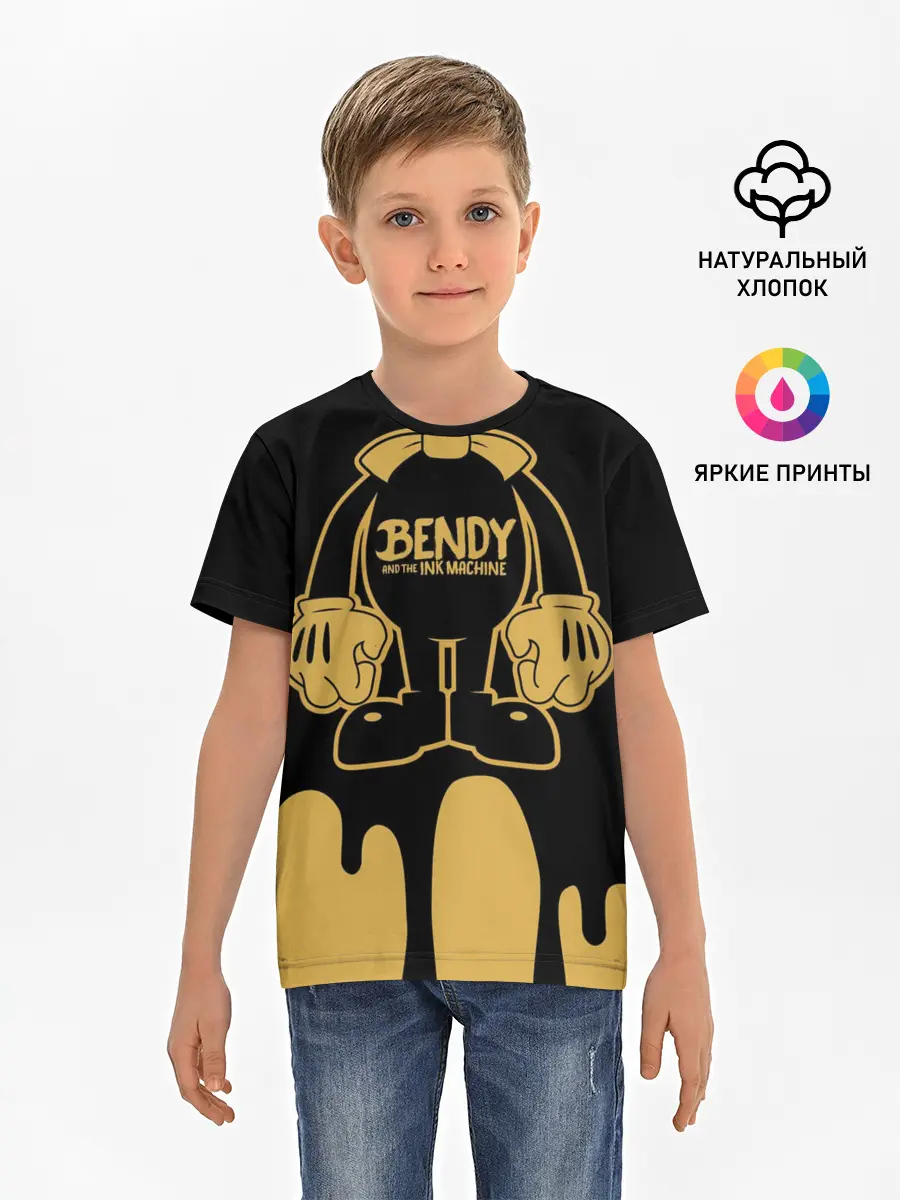 Детская базовая футболка / Bendy And The Ink Machine