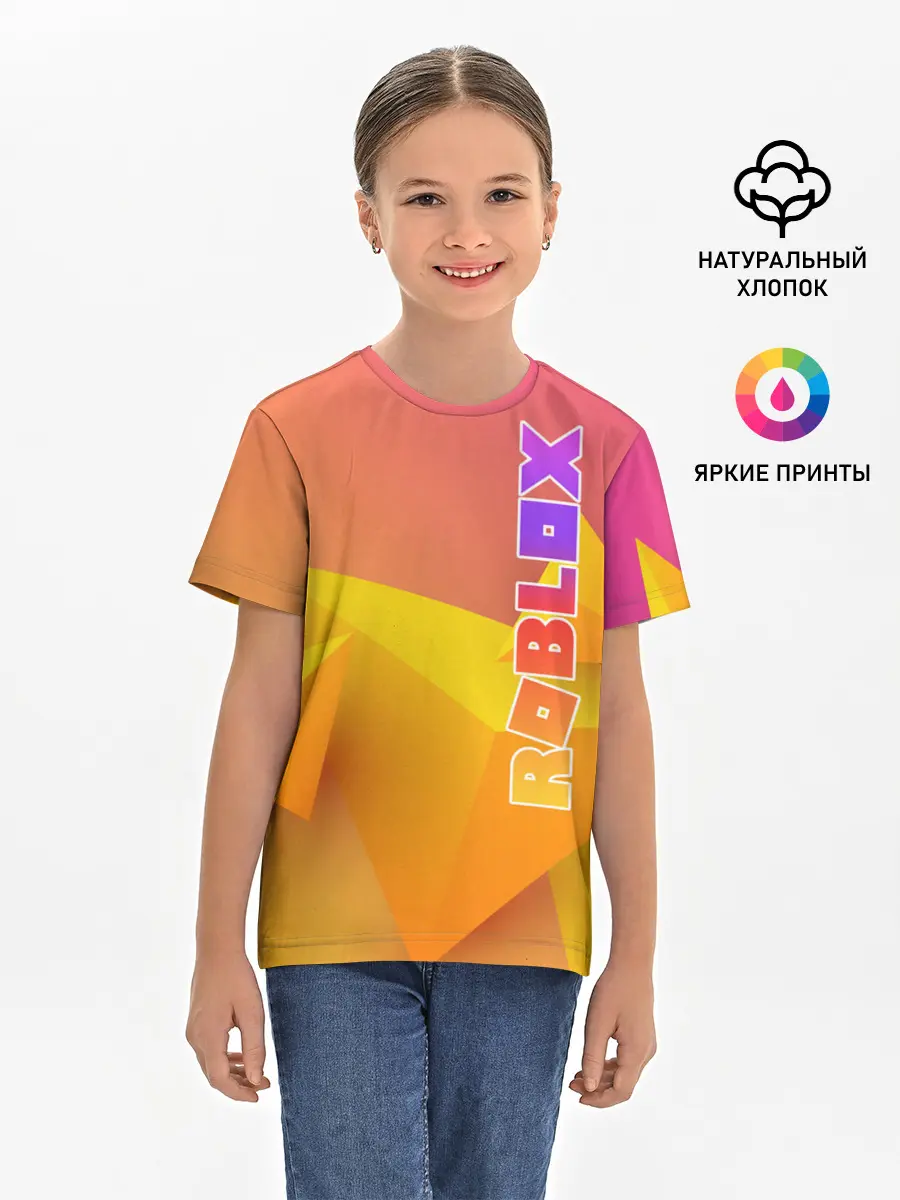 Детская базовая футболка / Roblox