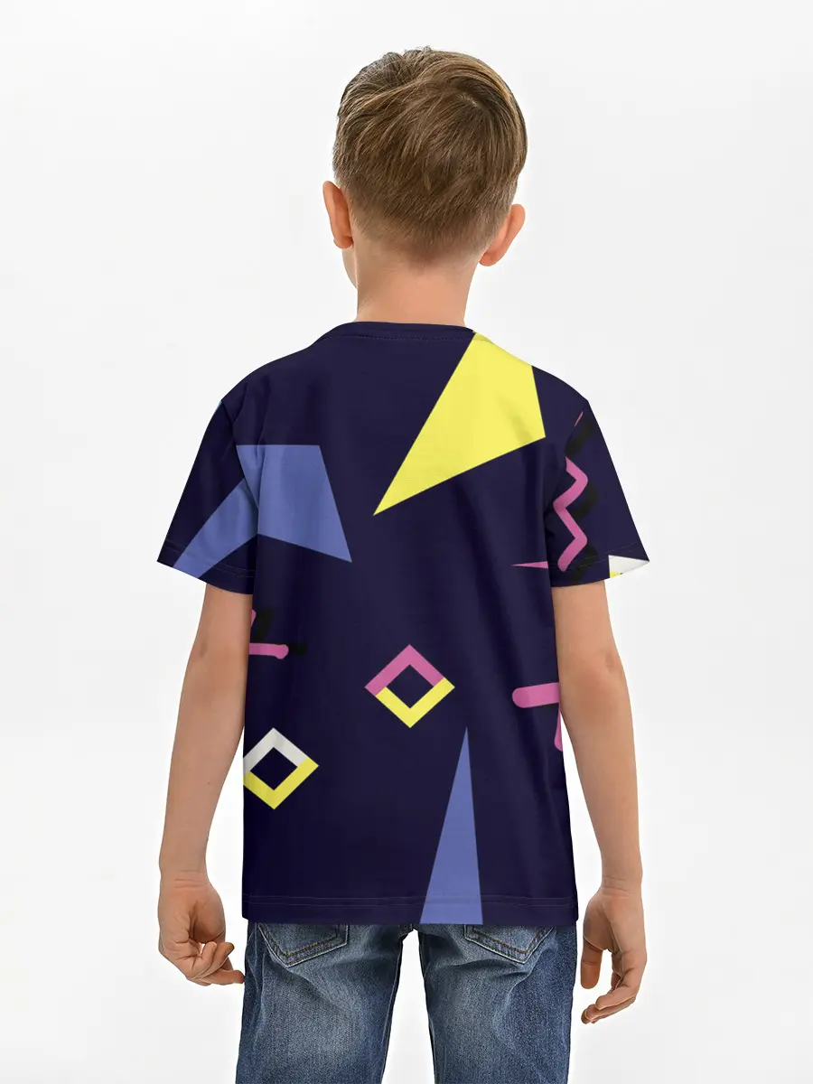 Детская базовая футболка / Танец геометрии