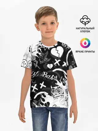 Детская базовая футболка / LIL PEEP