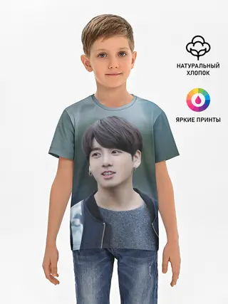 Детская базовая футболка / Корейский Поп
