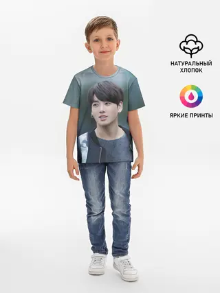 Детская базовая футболка / Корейский Поп