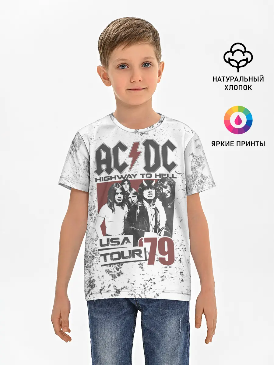 Детская базовая футболка / AC/DC