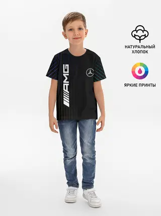 Детская базовая футболка / Mercedes