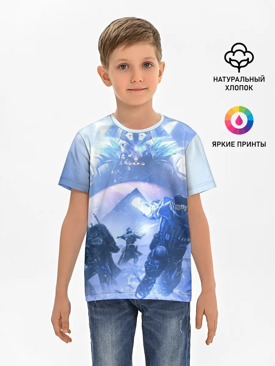 Детская базовая футболка / DESTINY 2 ЛЕДЯНОЙ МАРС / СТРАЖИ