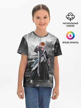 Детская базовая футболка / Jump Force - Ichigo Kurosaki