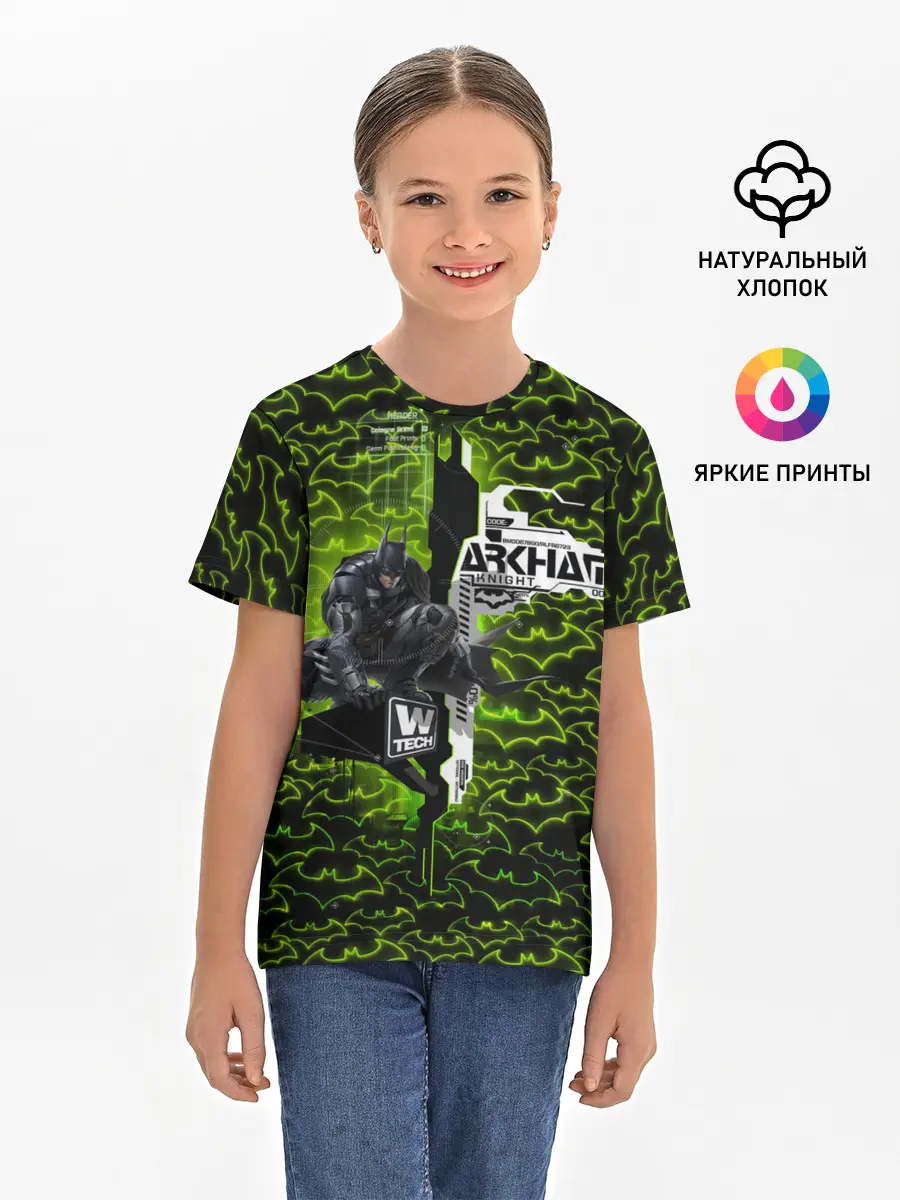 Детская базовая футболка / Batman: Arkham Knight