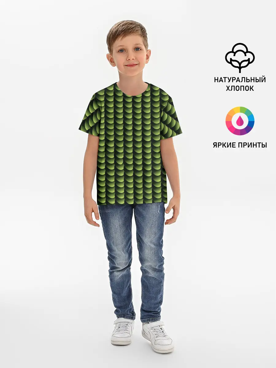 Детская базовая футболка / Digital bamboo