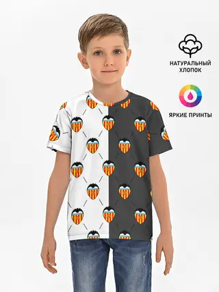 Детская базовая футболка / FC VALENCIA / ФК ВАЛЕНСИЯ