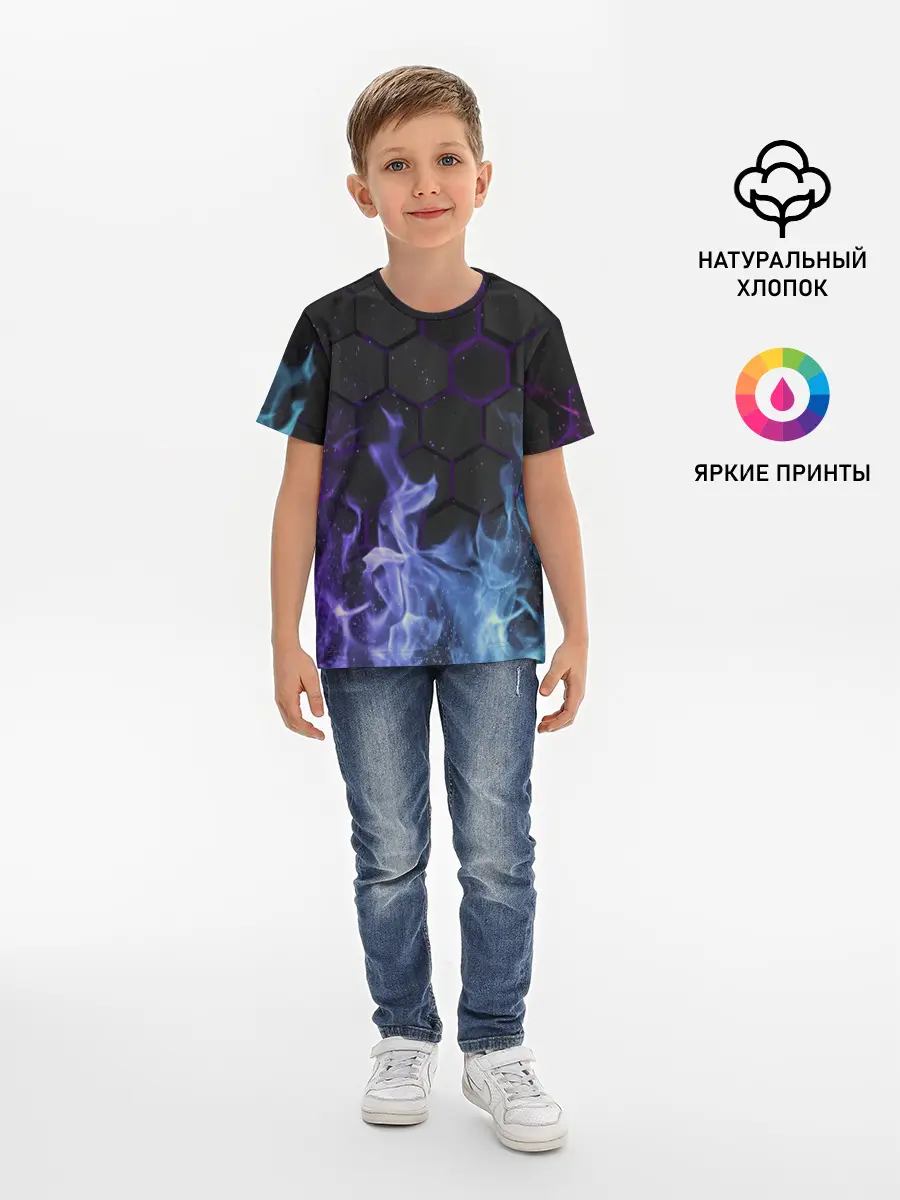 Детская базовая футболка / Fire