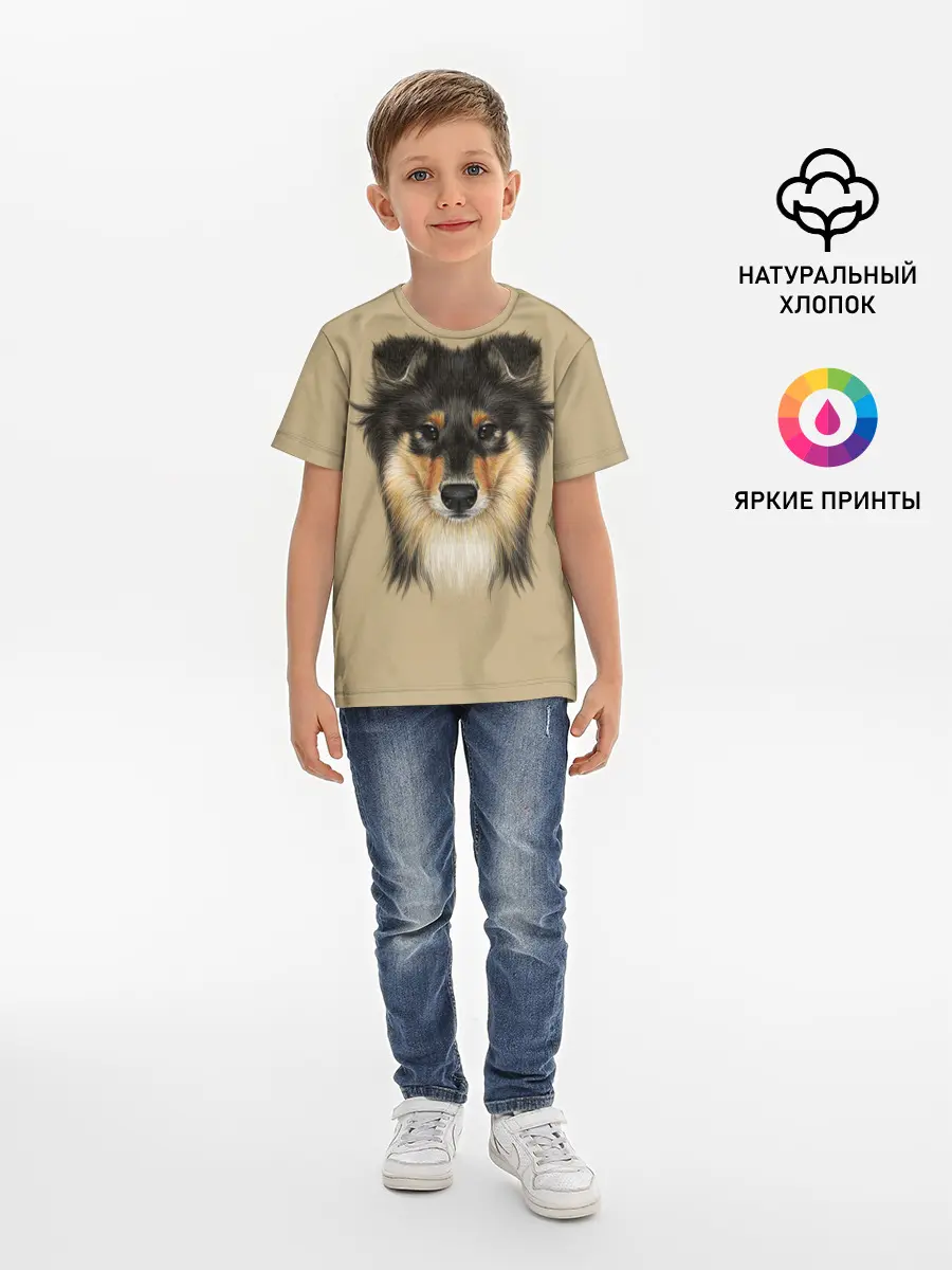 Детская базовая футболка / Sheltie
