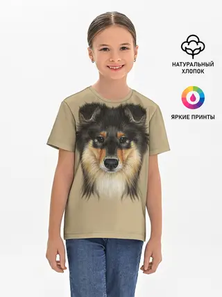 Детская базовая футболка / Sheltie