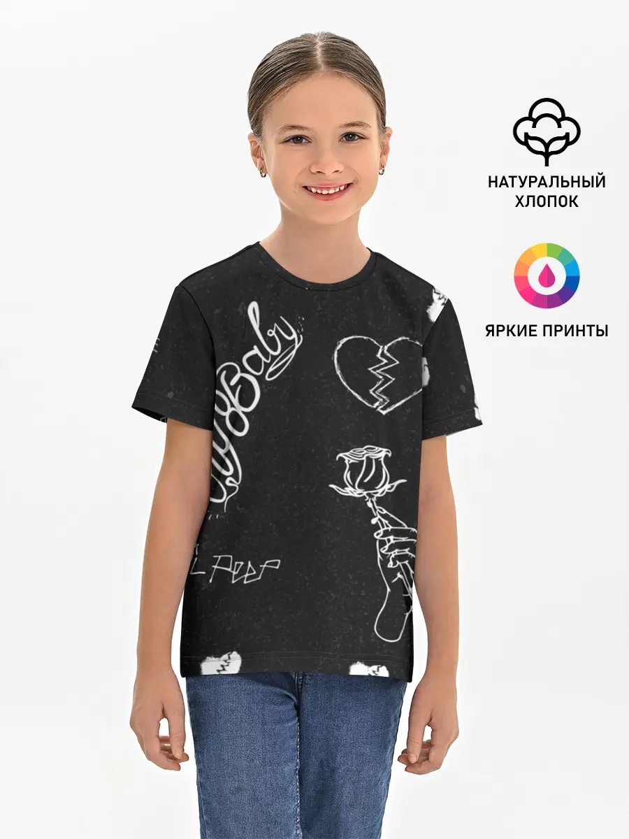 Детская базовая футболка / LIl Peep