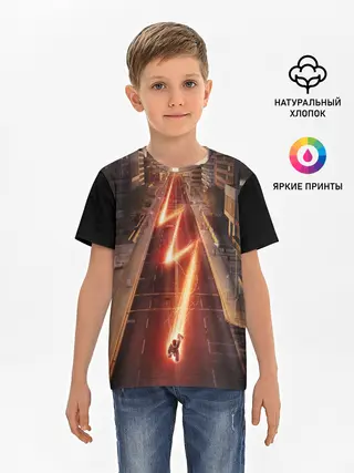Детская базовая футболка / The Flash