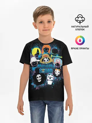 Детская базовая футболка / пираты One Piece