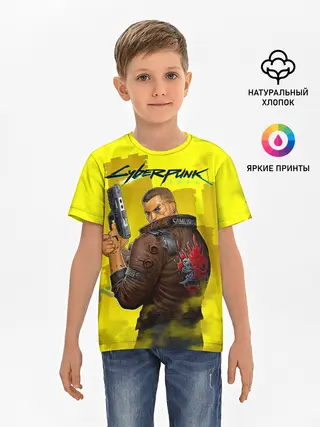 Детская базовая футболка / Cyberpunk 2077