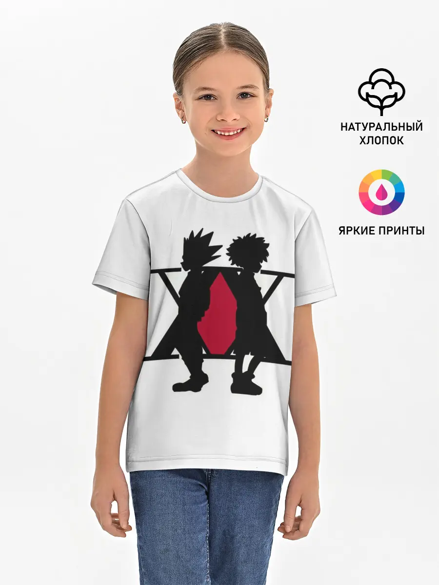 Детская базовая футболка / XX Гон Фрикс и Киллуа Золдик