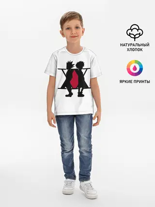 Детская базовая футболка / XX Гон Фрикс и Киллуа Золдик