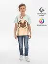 Детская базовая футболка / Puglie Pug Like