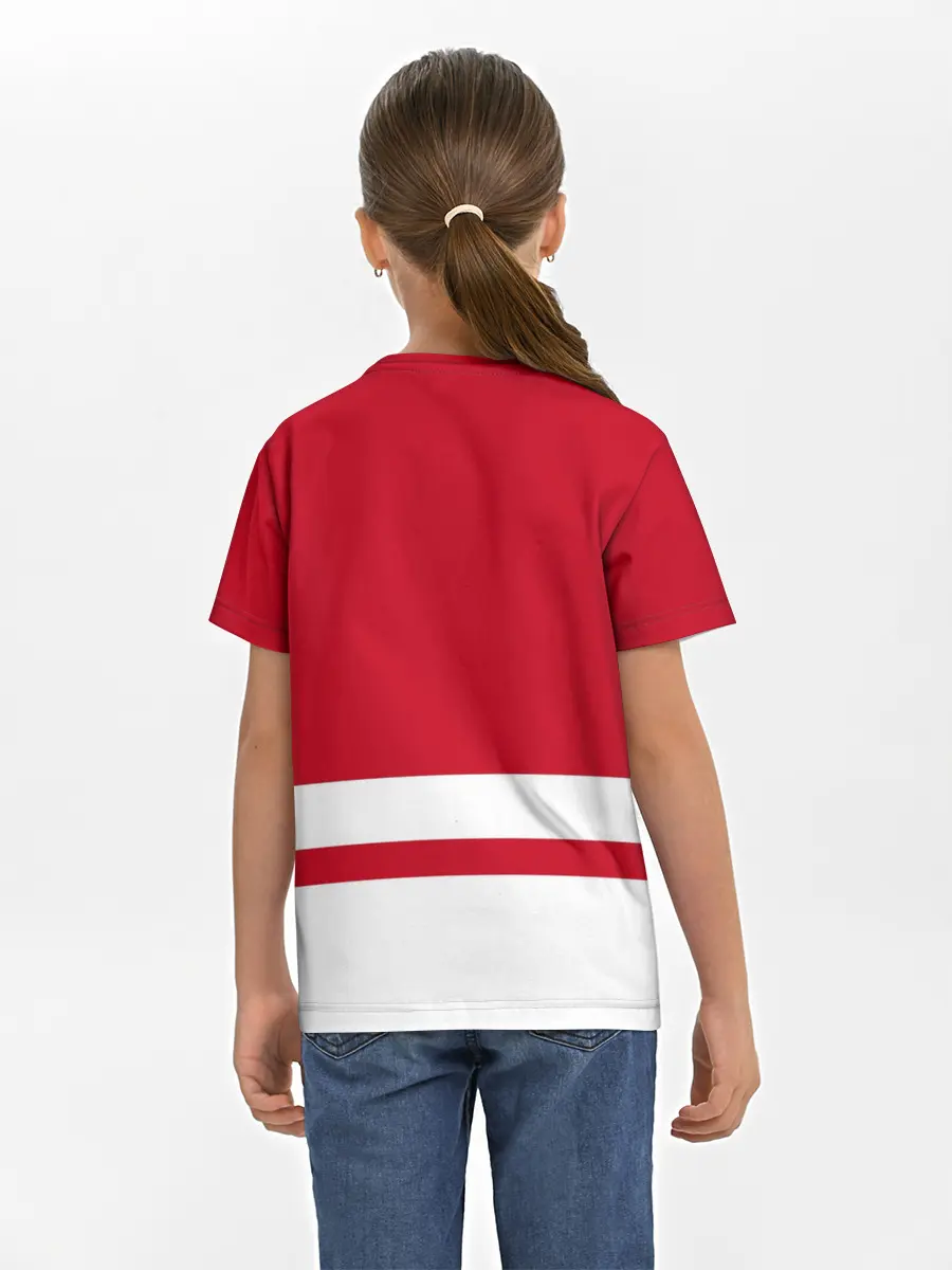 Детская базовая футболка / Детройт Ред Уингз