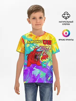 Детская базовая футболка / Among Us
