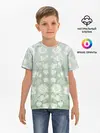 Детская базовая футболка / цветочный узор