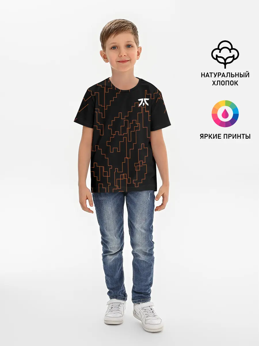 Детская базовая футболка / cs:go - Fnatic 2021