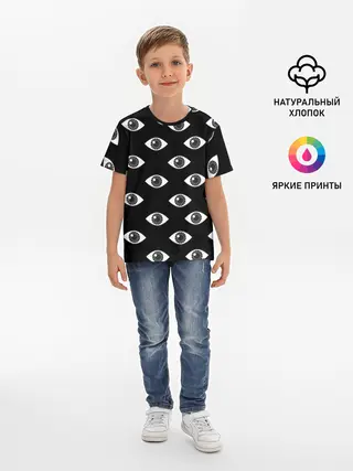 Детская базовая футболка / Глаза