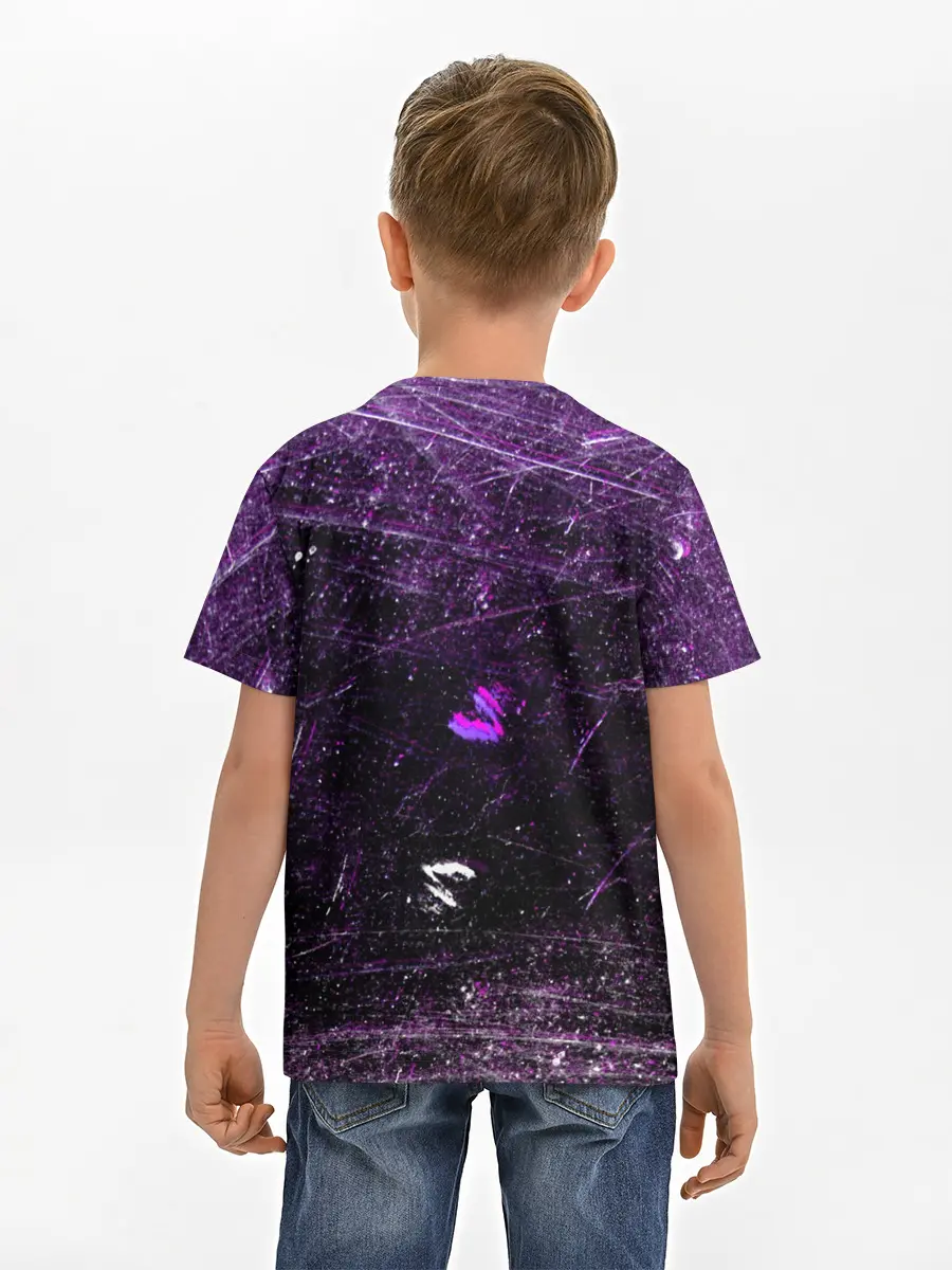 Детская базовая футболка / Cyberpunk Samurai Anime