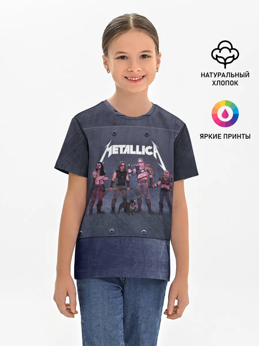 Детская базовая футболка / METALLICA | ГРУППА МЕТАЛЛИКА