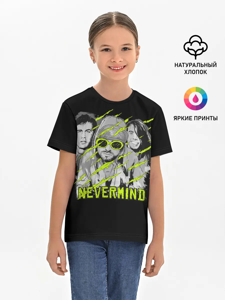 Детская базовая футболка / Nevermind
