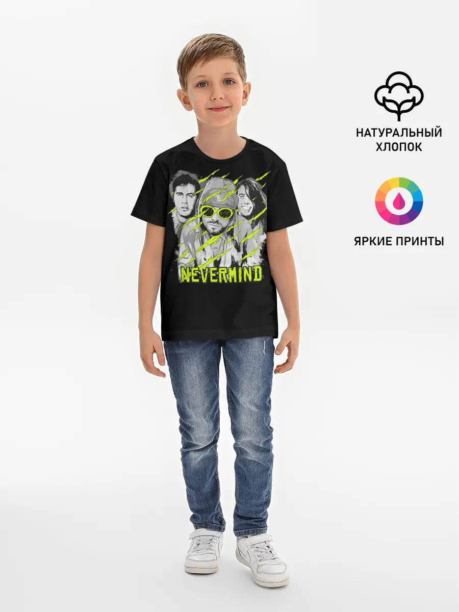 Детская базовая футболка / Nevermind