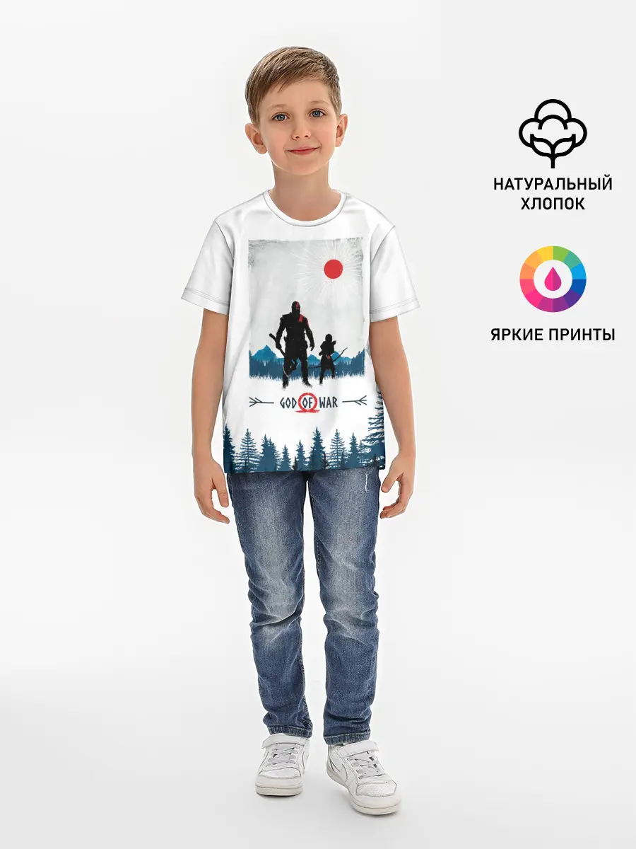 Детская базовая футболка / God whith son
