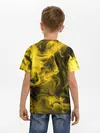 Детская базовая футболка / Желтый Неоновый Дым