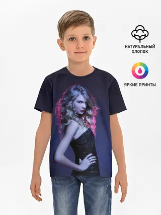 Детская базовая футболка / Игривая Тейлор