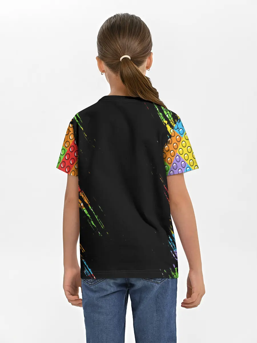 Детская базовая футболка / POP IT / SIMPLE DIMPLE