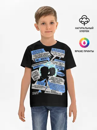 Детская базовая футболка / Detroit fan art