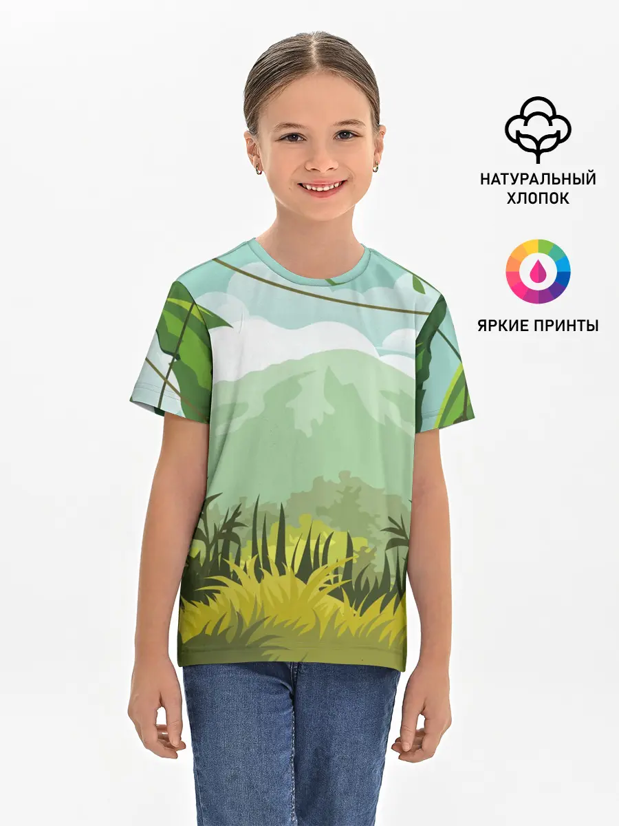 Детская базовая футболка / Тропики