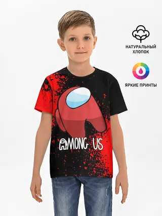 Детская базовая футболка / AMONG US