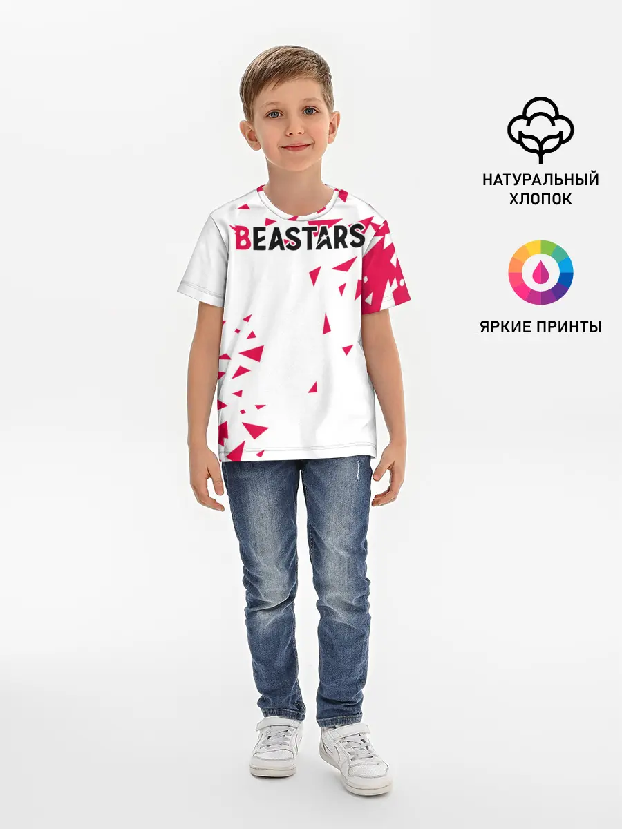 Детская базовая футболка / Beastars треугольники