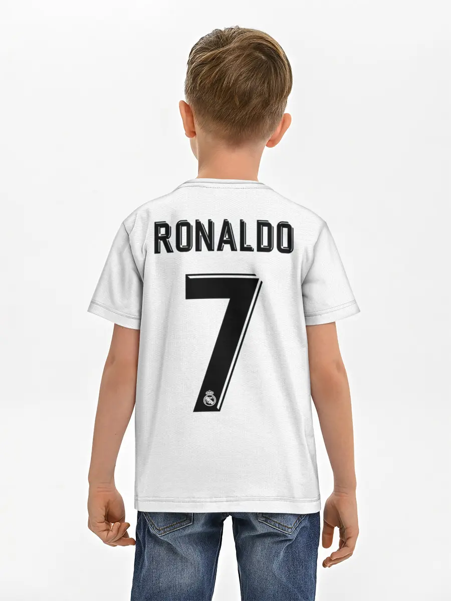 Детская базовая футболка / Криштиану Роналду Форма 18/19