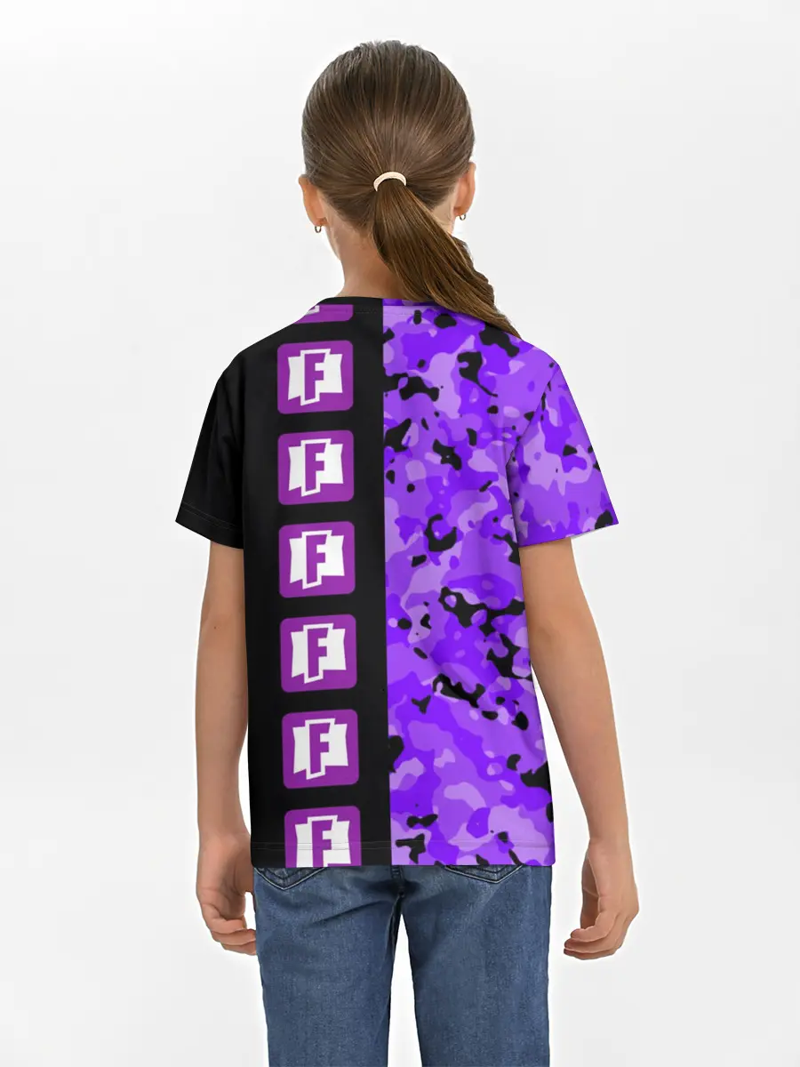 Детская базовая футболка / Fortnite