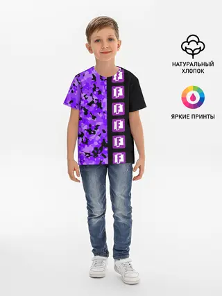 Детская базовая футболка / Fortnite